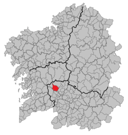 Location in Galicia