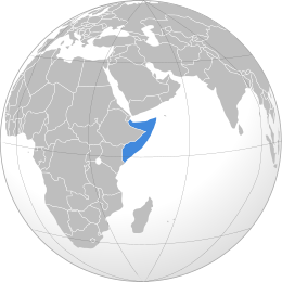 Repubblica Somala - Localizzazione