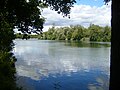 The lake in the public park of Souppes-sur-Loing