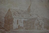 The old church, c. 1810