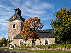 Skedvi Church in September 2008