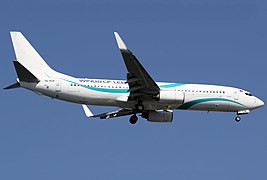 Літак Boeing 737-800 (TC-TLH) у лівреї Wings of Lebanon