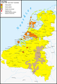 The Low Countries in 1576 just after the taking of Zierikzee