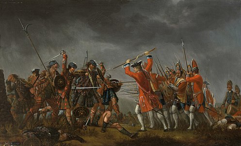 Bataille de Culloden par David Morier