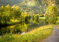 View of the local landscape