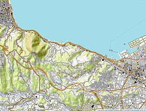 銭瓶峠 (大分県)の位置（別府・大分内）