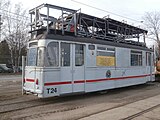 高所作業車に改造されたT57形 （エストニア・タリン市電）