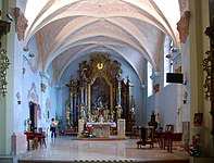 Wnętrze kościoła św. Serwacego