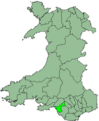 Port Talbot within Wales