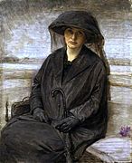 Rouwende vrouw, ca. 1890