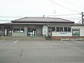 The station building in July 2004