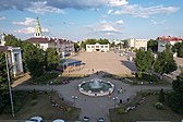 Центральная площадь города Тейково в 2022 г.