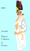 grenadier du 33e régiment d’infanterie de ligne de 1791 à 1793