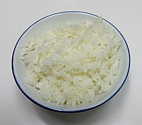 White rice, cooked