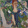 Mädchen im Garten, 1926