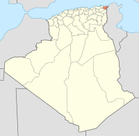 Alĝerio 36 Wilaya lokalizilo mapo-2009.
svg