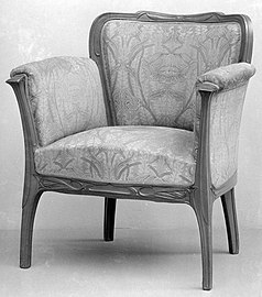 Armchair by Georges de Feure (1899-1900) (Metropolitan Museum of Art)