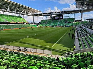 Spiel am 29. August 2021 zwischen dem Austin FC und dem FC Dallas