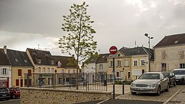 The Place du Marché in Authon-du-Perche
