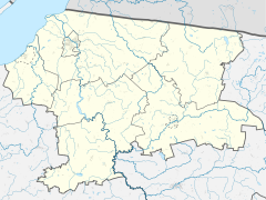 Mapa lokalizacyjna powiatu braniewskiego