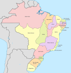 Location of Brazil