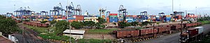 Chennai Port panorama.jpg