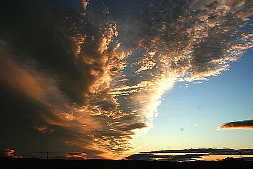 Cloudscape, A dramatic sky near Keith