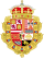 Armoiries de l'archiduc Charles d'Autriche revendication du trône d'Espagne (territoires espagnols de la couronne d'Aragon) .svg