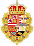 Coat of Arms of Archduke Charles of Austria Claim to the Spanish throne (SpanishTerritories of the Crown of Aragon).svg