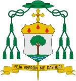 Coat of arms of the Diocese of Rrëshen