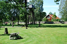 Dänningelanda kyrkogård och klockstapel