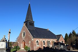 L'église Saint-Médard.