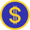 Dollar sign capitalism logo