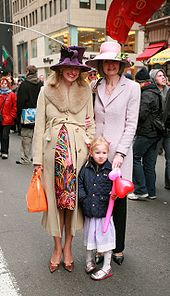 Participants in New York City's 2007 Easter parade Easter parade 1.jpg