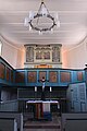 Kirchenraum der evangelischen Kirche zu Ebsdorfergrung-Wermertshausen mit Förster & Nicolaus-Orgel