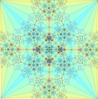 A fractal generated by a finite subdivision rule for an alternating link Finite subdivision of a radial link.png