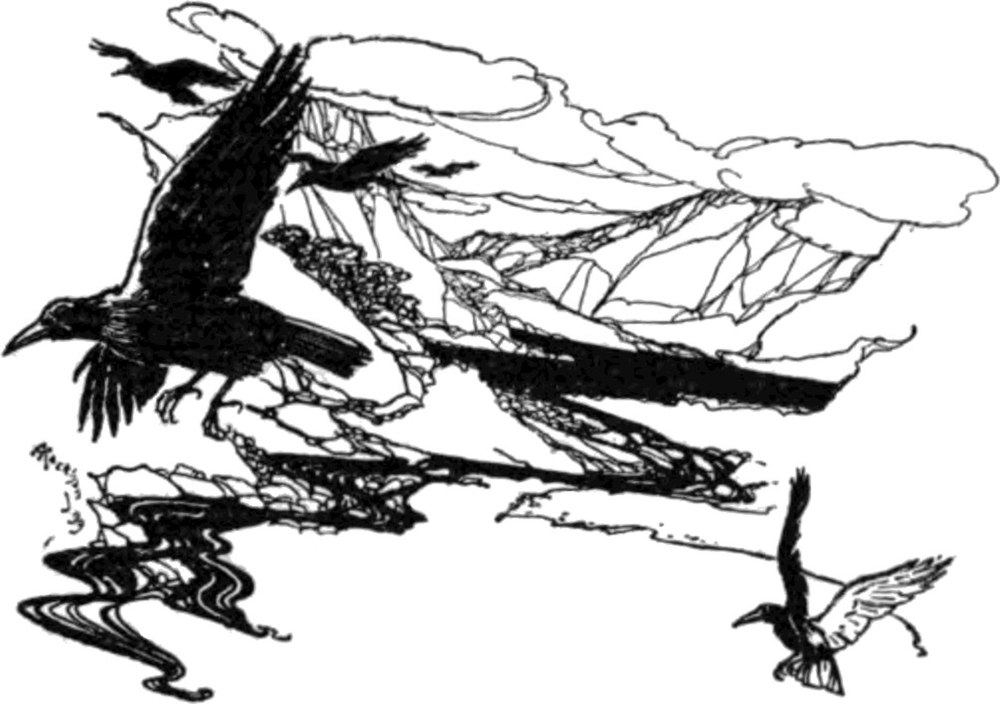 image header chapter V by Arthur Rackham