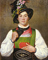 Νέος με τιρολέζικη φορεσιά, Φραντς Ντεφρέγκερ (1835-1921)