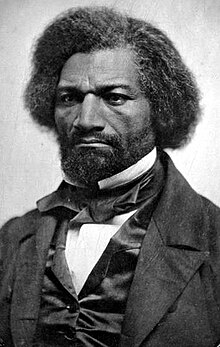 Frederick Douglass (1856), daguerreotype by an unknown author, acquired by the NPG in 1990. Motto frederick douglass 2.jpg