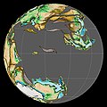 1億5000万年前（トアルシアン期）のアジア