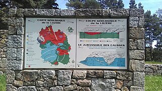 Géoscope, carte géologique de la Lozère.