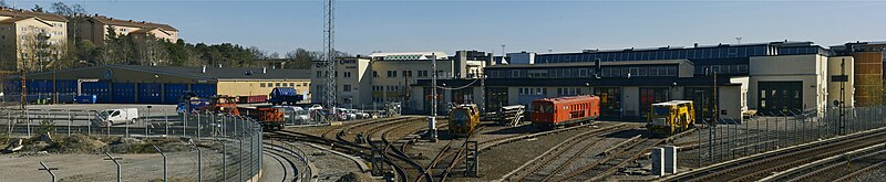 Hammarbydepån i april 2011.