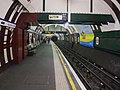 Westbound platform looking north towards Cockfosters