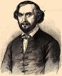 Hugó Károly portréja a Vasárnapi Ujság 1858. évi 38. számában