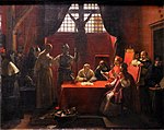 Interrogatoire de Savonarole (1846) (Musée des Beaux-Arts de Lyon, Lyon)