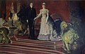 Joaquín Sorolla: Königin María Cristina mit ihrem Sohn Alfons XIII., 1901