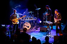 John Scofield at the stage of Energimølla. The concert was part of Kongsberg Jazzfestival and took place on 06 July 2017