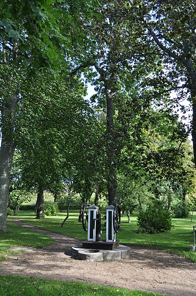 Brunnen im Park auf Kungsholmen