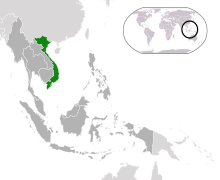 Although the State of Vietnam claimed authority over all of Vietnam, its rule was effective in a small part of Vietnam (under 5% territory of Vietnam[1]). In 1954, the Government of the State of Vietnam was located at the south of the 17th parallel.