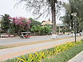 Một đường phố ở thị xã Kampot, thuộc tỉnh Kampot.